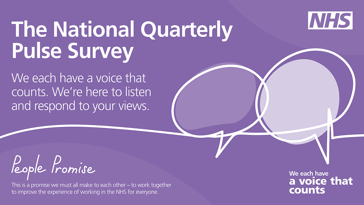 NHS England » National Quarterly Pulse Survey – social media cards