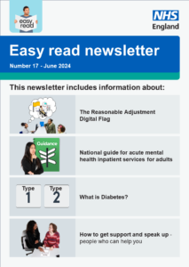 Easy read and plain English newsletter image - June 2024