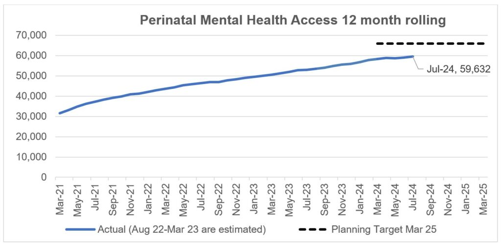 Perinatal Mental Health Access 12 month rolling